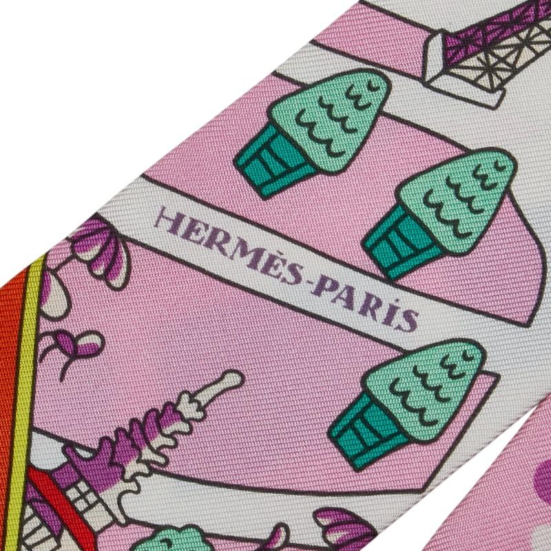 HERMES エルメス ツイリー LES NOUVEAUX AMOUREUX DE PARIS 新 パリの  