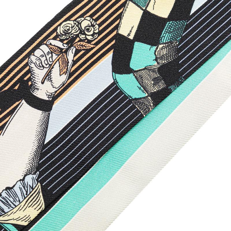 新品未使用　エルメス　ツイリー　タグ付　グランドテアトル　ヌーヴォー 新品未使用】 Hermes エルメス 《グラン・テアトル・ヌーヴォー