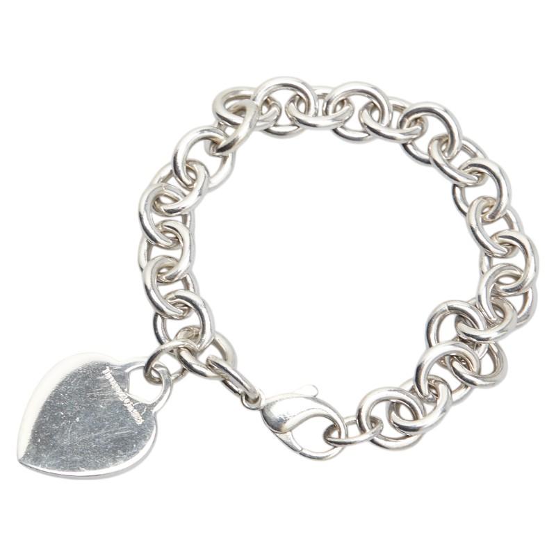 TIFFANY&Co. ティファニー ハートタグ ブレスレット SV925 シルバー  