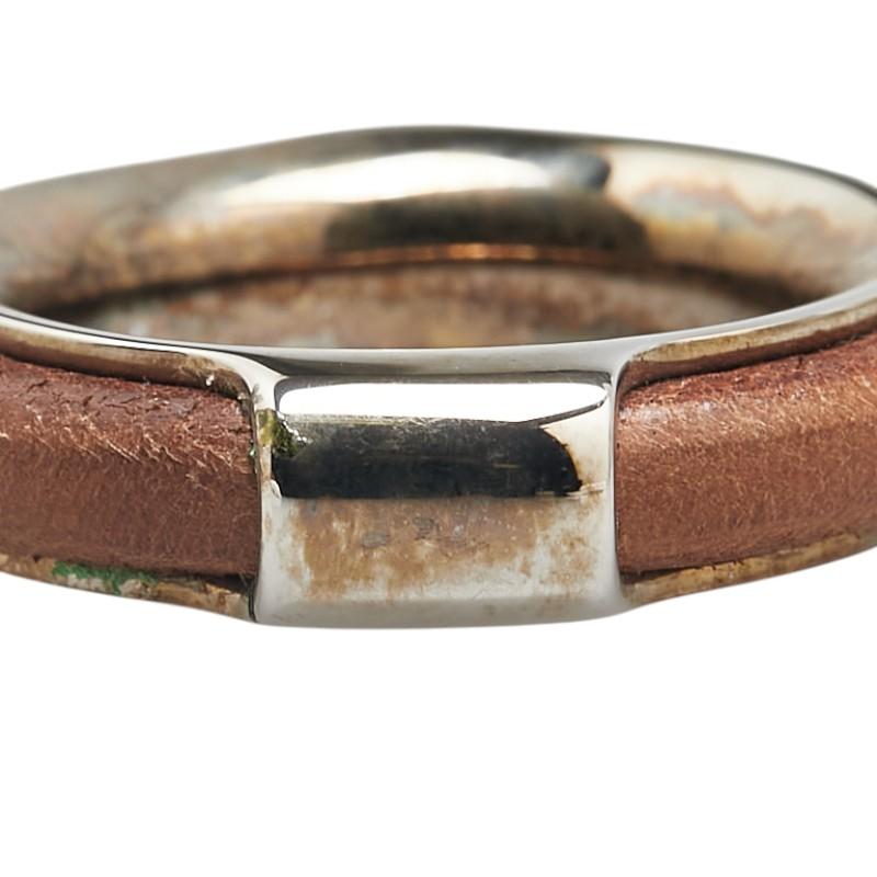 HERMES（エルメス） 土星 月 星 モチーフ スカーフリング シルバー