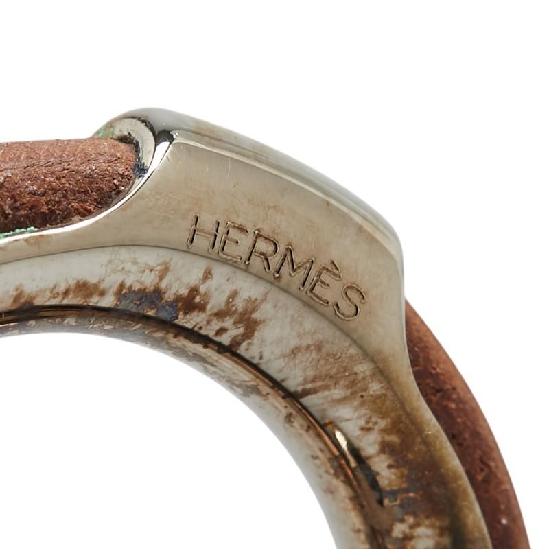 HERMES（エルメス） 土星 月 星 モチーフ スカーフリング シルバー