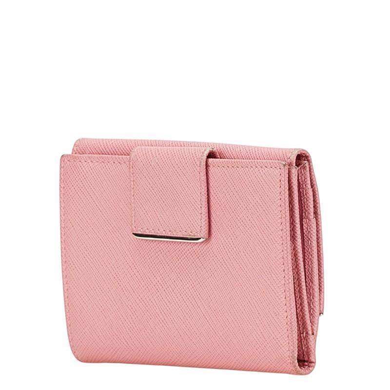 PRADA プラダ ブレスレット レザー ピンク シルバー ユニセックス 箱付き PRADA プラダ ブレスレット レザー ピンク シルバー ユニ