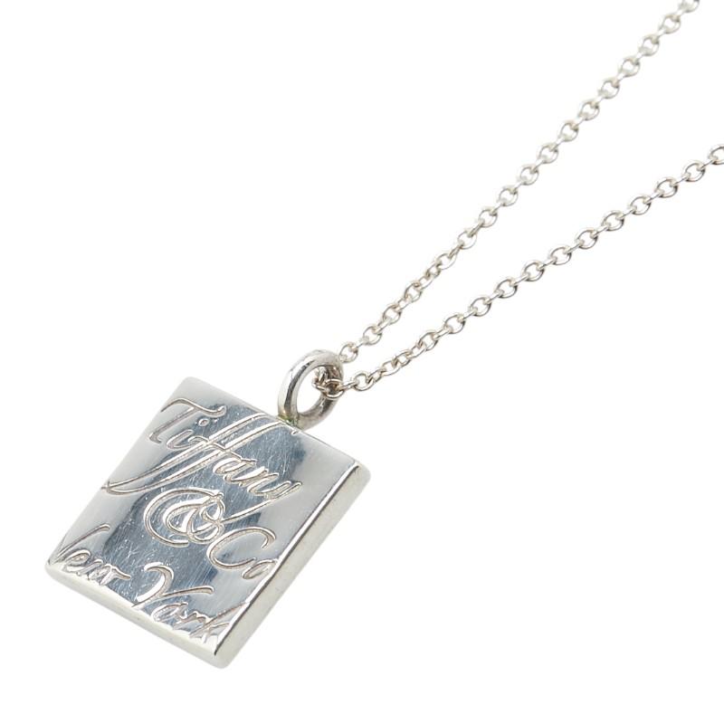 Tiffany&Co.　極美品　ノーツ　NY スクエア　ネックレス 最終値下げ Tiffany&Co. 極美品 ノーツ NY スクエア ネックレス 最終値下げ - メルカリ