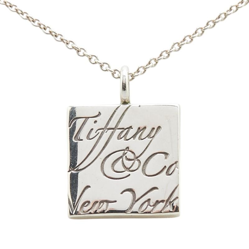 TIFFANY&Co.（ティファニー） ノーツ スクエア ネックレス SV925