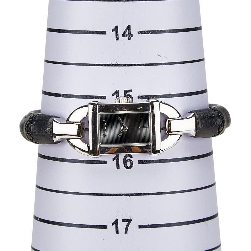 GUCCI（グッチ） バンブー 腕時計 6800L クオーツ ブラック文字盤 