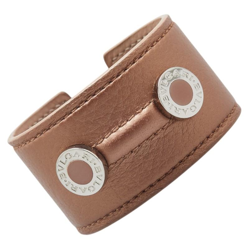 BVLGARI（ブルガリ） ブルガリブルガリ バングル ベージュ シルバー 