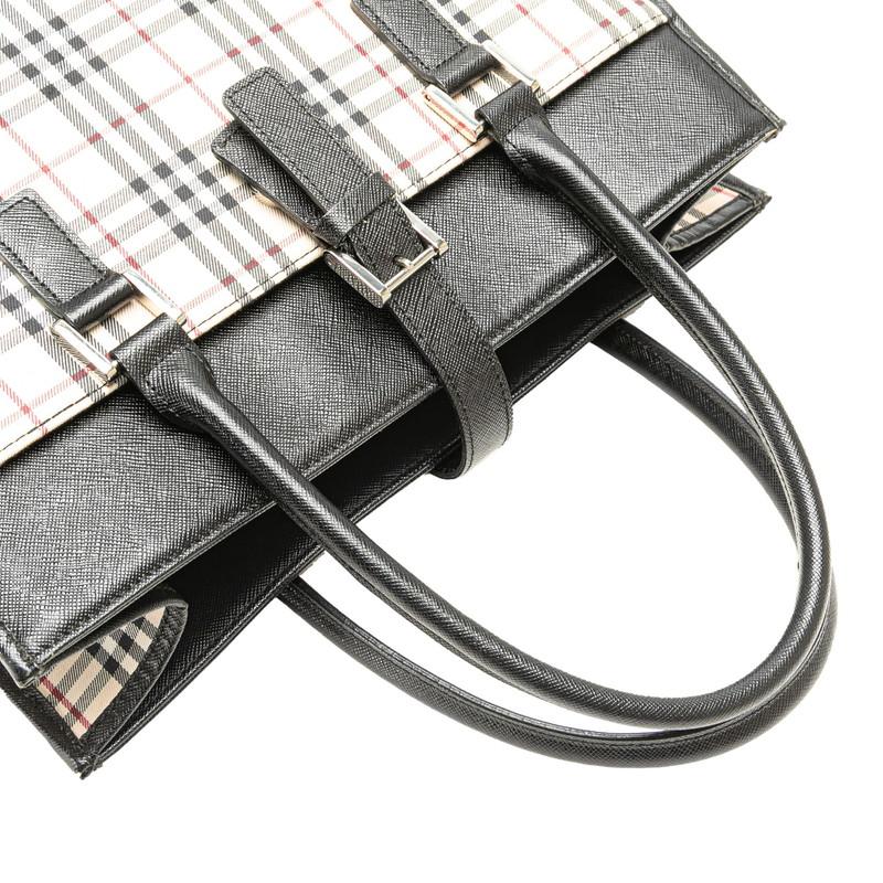 BURBERRY（バーバリー） ノバチェック 型押し トートバッグ