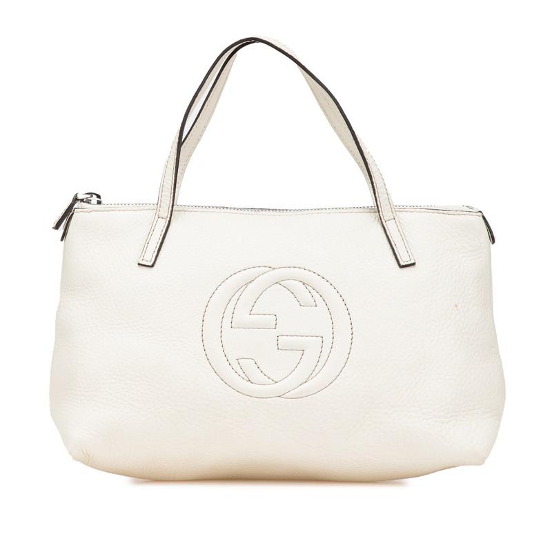 GUCCI（グッチ） ソーホー ミニ ハンドバッグ 340618 オフホワイト 