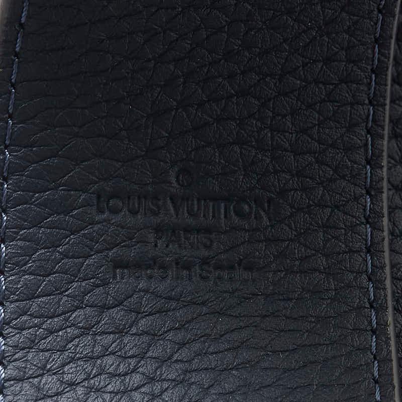 LOUIS VUITTON ストラップ オレンジ/ブラック LOUIS VUITTON ルイヴィトン LVアエログラム キーポルXS