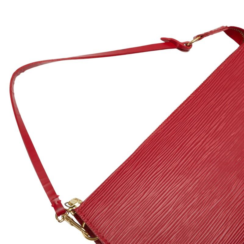 LOUIS VUITTON ハンドバッグ カスティリアンレッド 赤 ポーチ欠品 