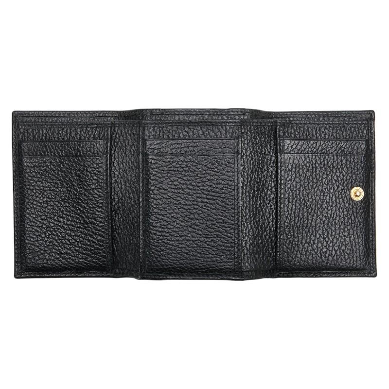 グッチ GGマーモント ダブルG 三つ折り財布 コンパクトウォレット  