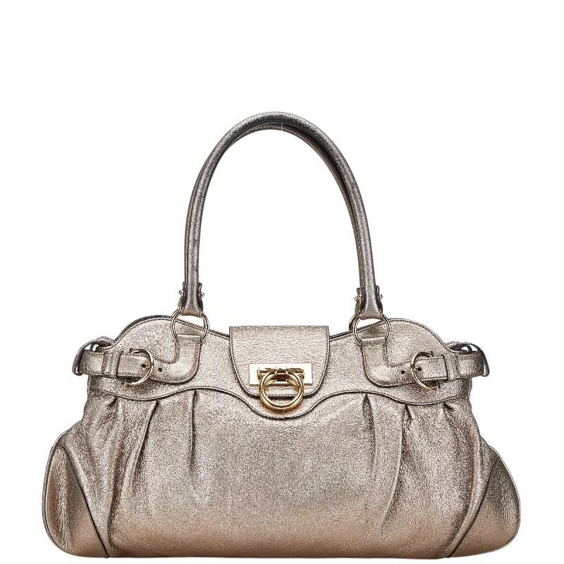 サルヴァトーレフェラガモ ガンチーニ ハンドバッグ AU-21 5370