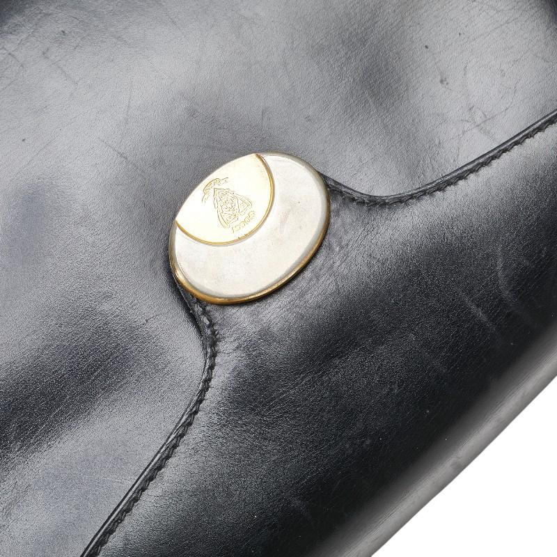 GUCCI（グッチ） オールドグッチ ショルダーバッグ ブラック レザー