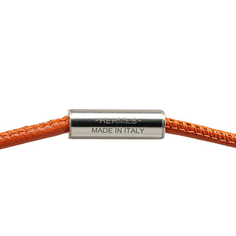 専用！【正規品】HERMES エルメス ネックストラップ オレンジ 新品 中古・古着通販】HERMES (エルメス) セリエ ネックストラップ オレンジ