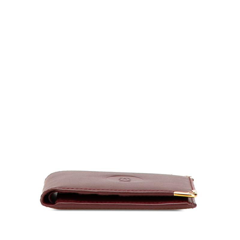 Cartier（カルティエ） マストライン 二つ折り財布 ワインレッド