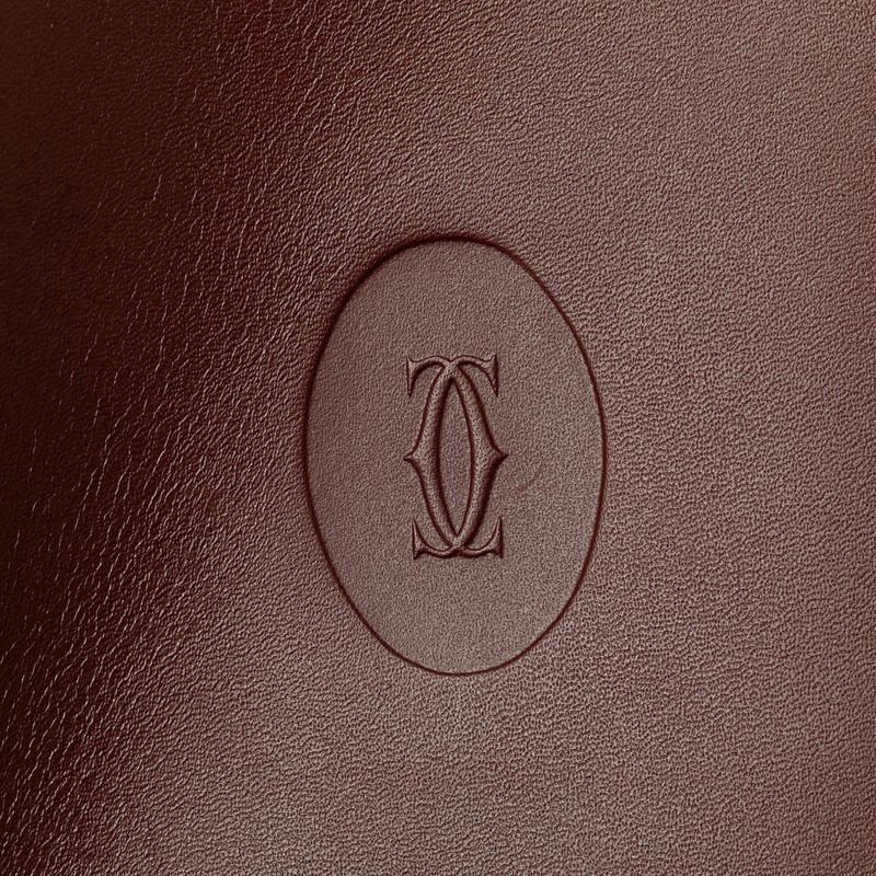 Cartier（カルティエ） マストライン 二つ折り財布 ワインレッド