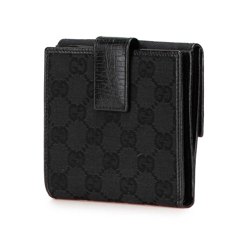GUCCI グッチ GGキャンバス バンブー 三つ折り財布 112521