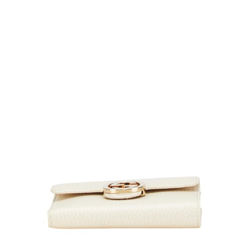 GUCCI（グッチ） インターロッキングG 二つ折り財布 615525 ベージュ