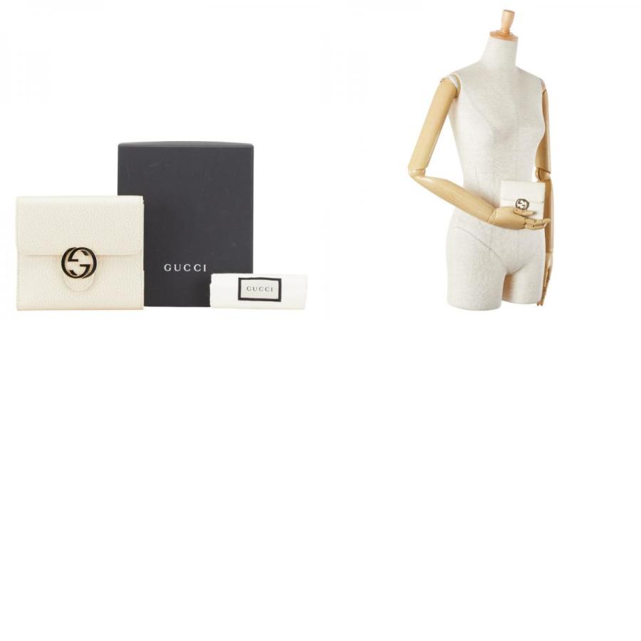 GUCCI（グッチ） インターロッキングG 二つ折り財布 615525 ベージュ