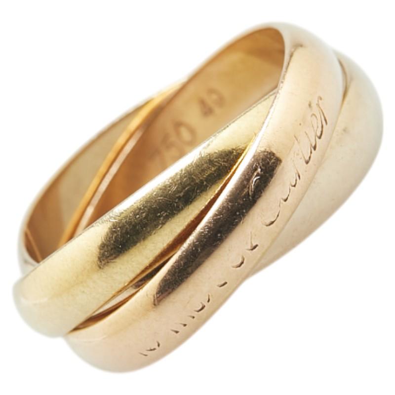 Cartier（カルティエ） トリニティ リング 指輪 #49 K18YG イエロー