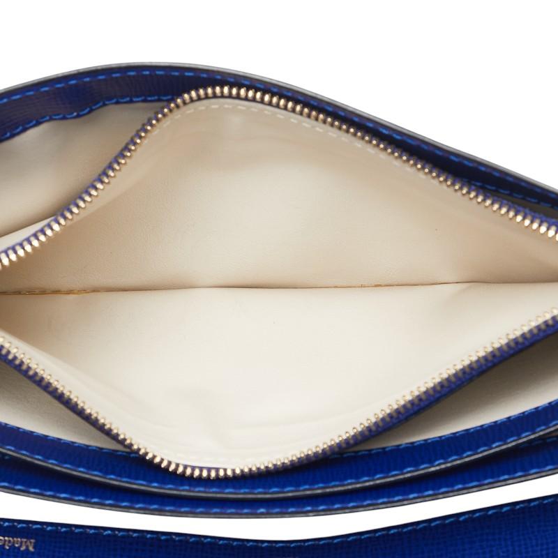 Valextra（ヴァレクストラ） 長財布 ブルー レザー メンズ 【中古