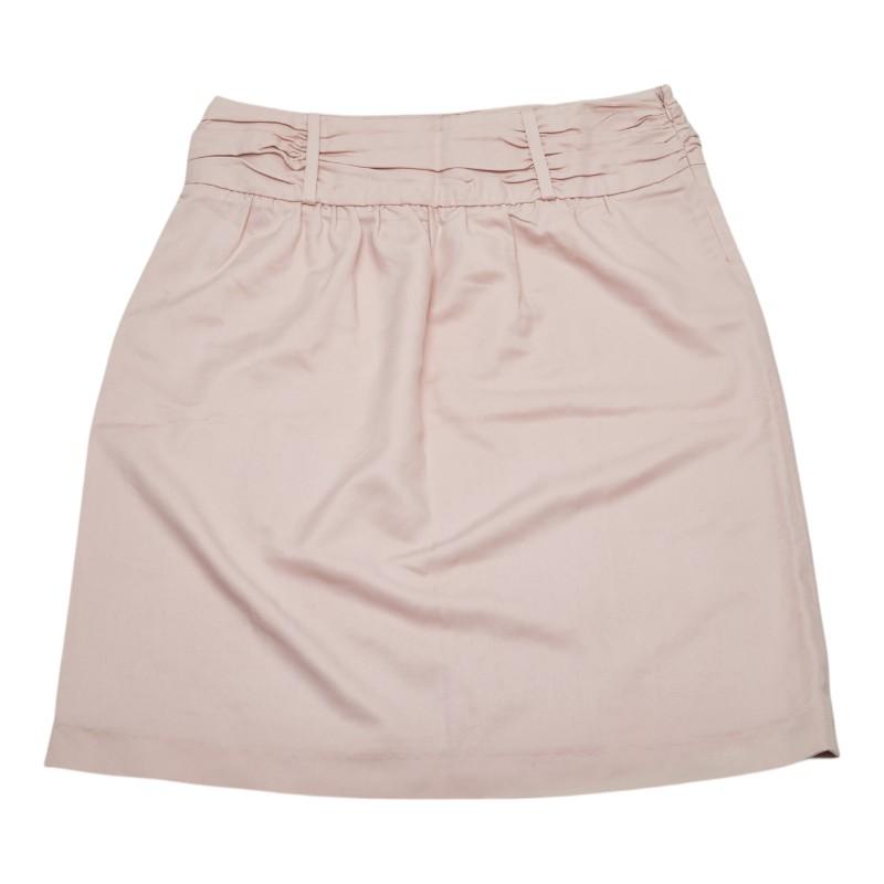 サルヴァトーレフェラガモ スカート サイズ：46 ライトピンク シルク レディース Salvatore Ferragamo 【中古】 サルヴァトーレフェラガモ スカート サイズ：46 ライトピンク シルク