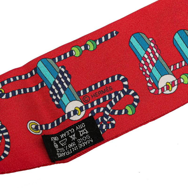 エルメス ツイリー ピンク コルダージュ Cordages