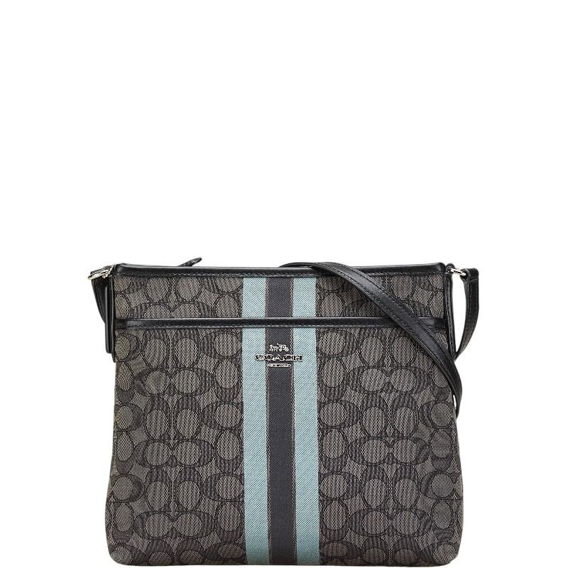 COACH（コーチ） シグネチャー ショルダーバッグ F39041 グレー