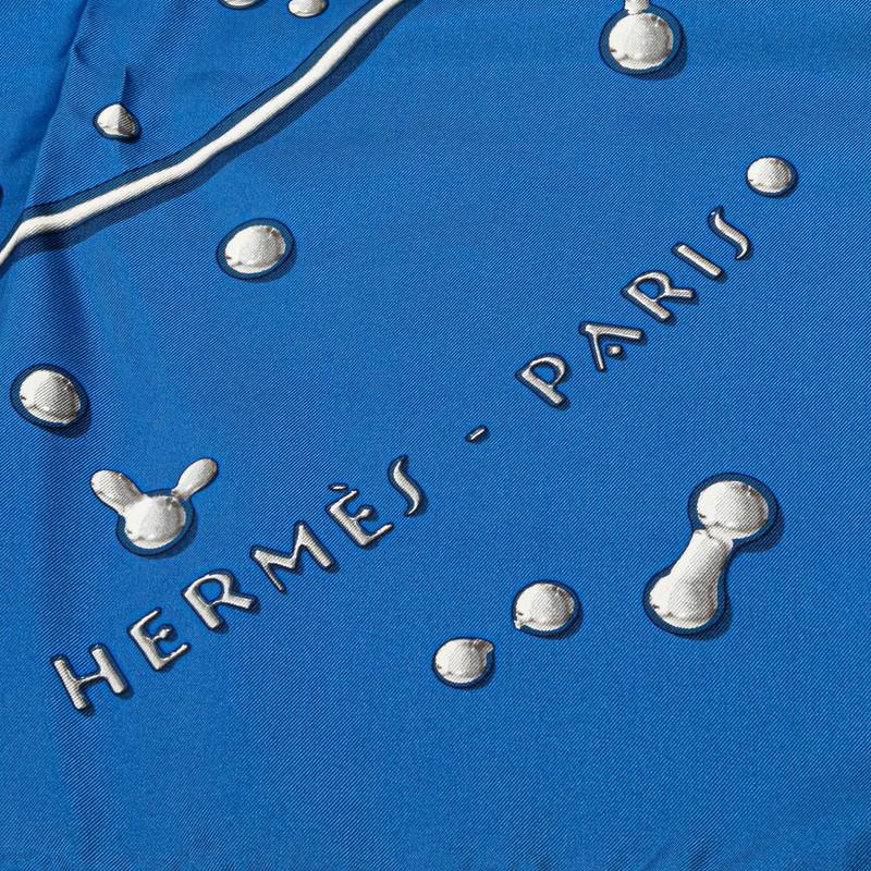 エルメス カレ 90 銀の雫 スカーフ HERMÈS エルメス カレ 90 スカーフ 銀の雫 VIF ARGENTシルク