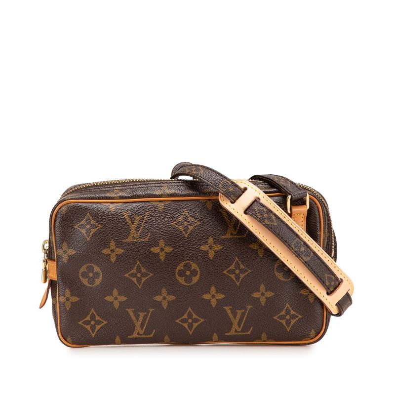 ルイ・ヴィトン　モノグラム　ポシェット　マルリー・バンドリエール　斜め掛け　軽量 LOUIS VUITTON ルイ ヴィトン モノグラム ポシェット マルリーバンド