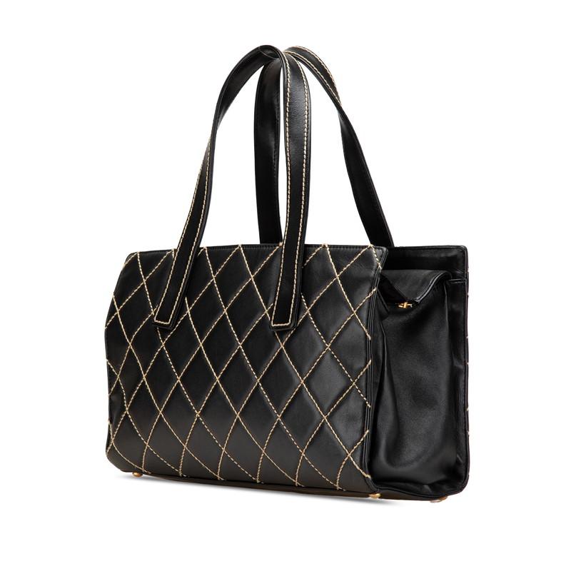 CHANEL（シャネル） ココマーク ワイルドステッチ トートバッグ 