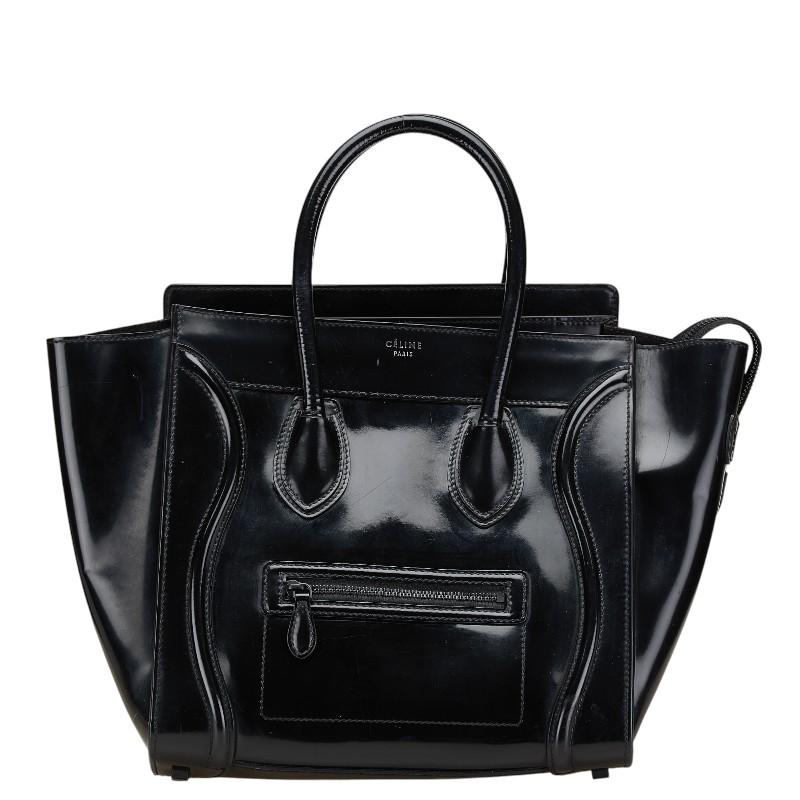 【美品】CELINE セリーヌ ラゲージ ミニショッパー トートバッグ ブラック 楽天市場】セリーヌ マイクロショッパー ラゲージの通販