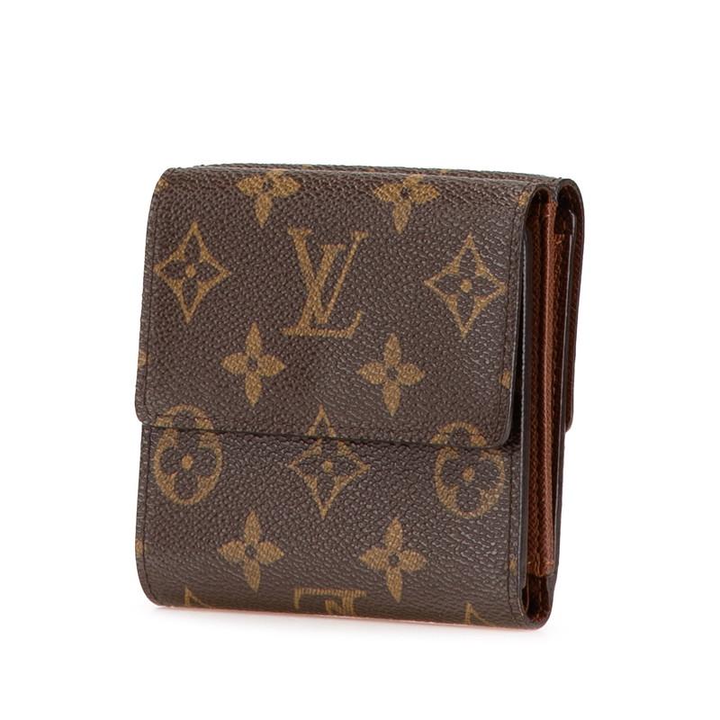 【美品】LOUISVUITTON二つ折り財布 モノグラム ブラウン M61652 LOUIS VUITTON（ルイ・ヴィトン） ルイ ヴィトン モノグラム