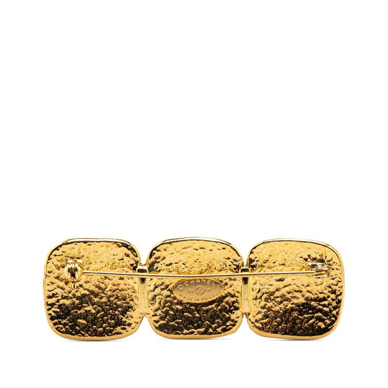 CHANEL（シャネル） ヴィンテージ トリプルココマーク ブローチ 94P
