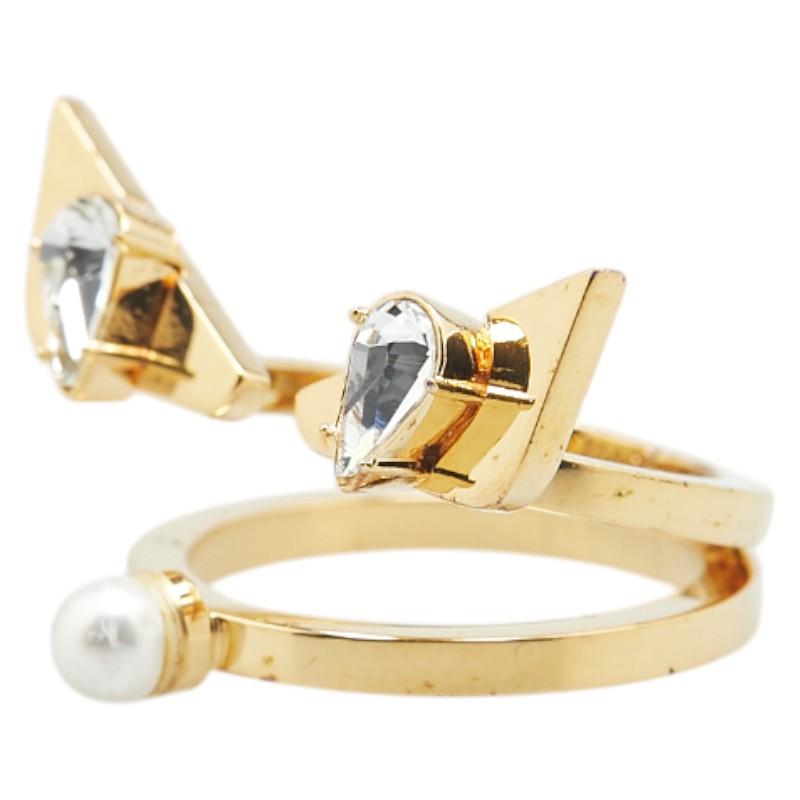 フェンディ バグズアイ モンスター パールリング FENDI フェンディ バグズアイ モンスター リング 指輪 #S