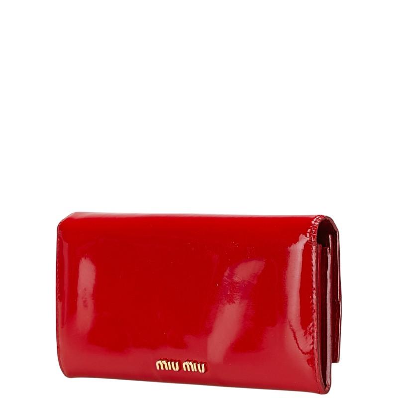 miumiu リボン長財布 MIUMIU ミュウミュウ ロゴ リボン 長財布（小銭入れあり