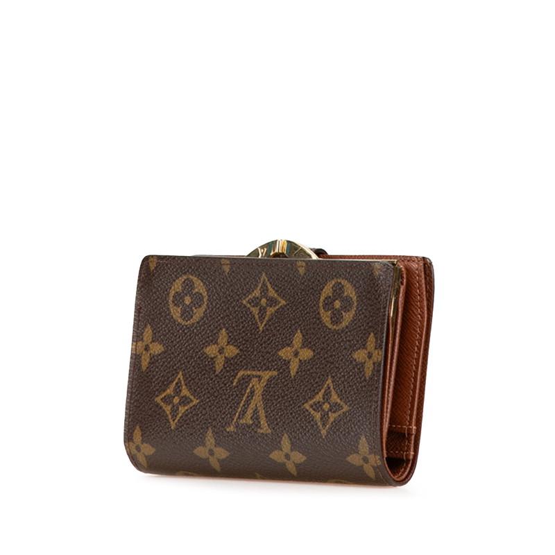 ルイヴィトン M61663 二つ折り財布 ブラウン LOUIS VUITTON ポルト