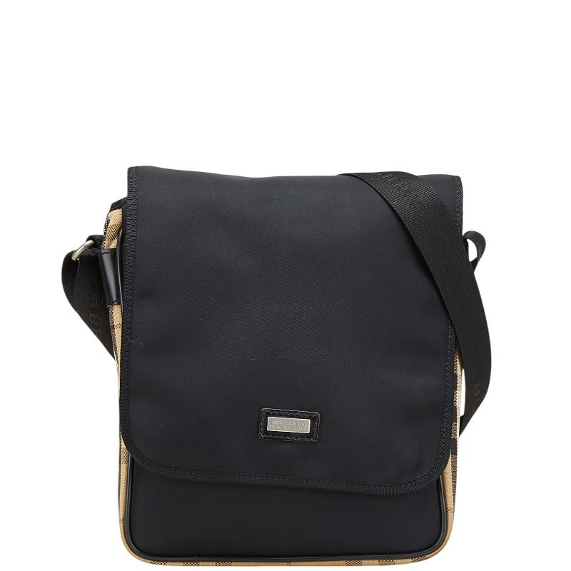 BURBERRY（バーバリー） ノバチェック ショルダーバッグ ブラック 