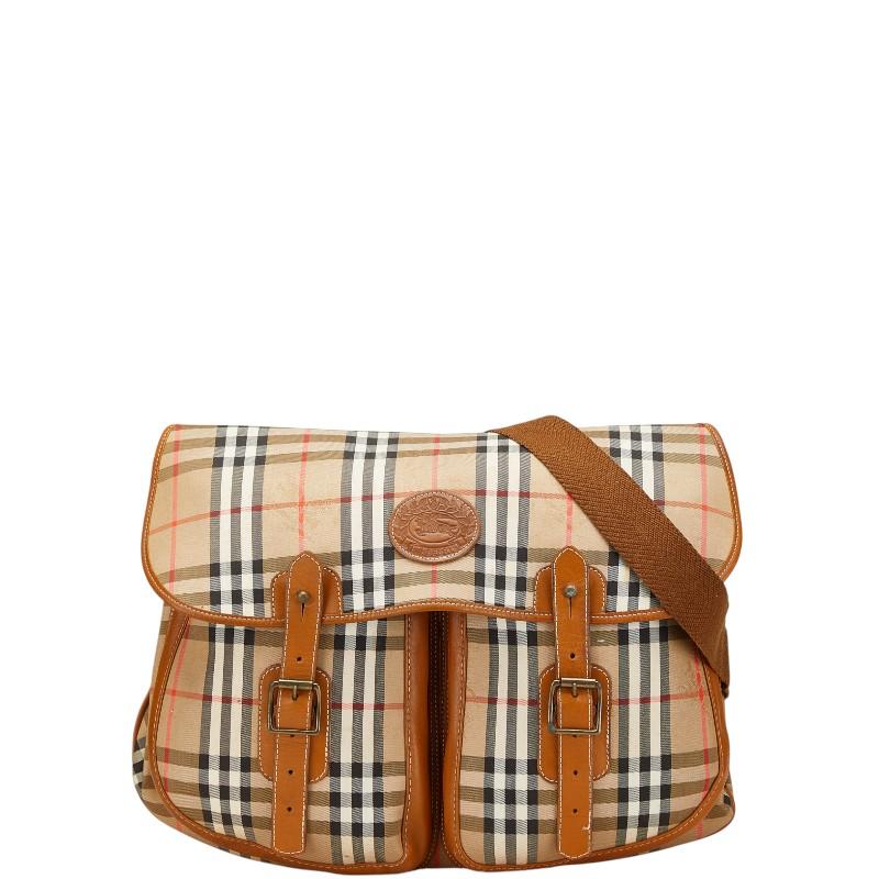 超希少✨Burberry ショルダーバッグ シャドーホース ノバチェック BURBERRY バーバリー ノバチェック シャドーホース 斜め掛け