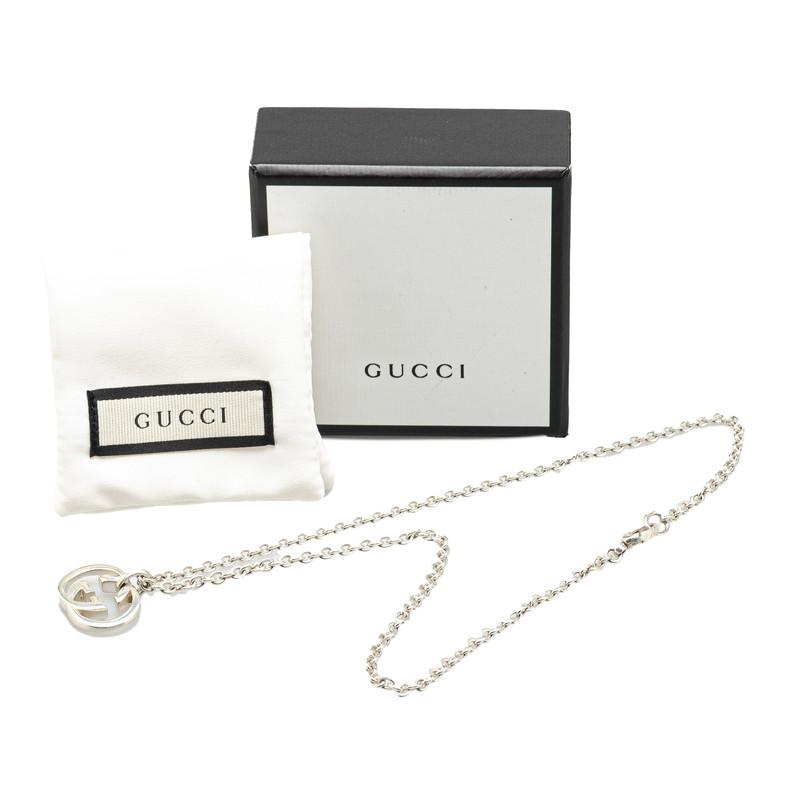 GUCCI グッチ インターロッキングG ネックレス シルバー SV925