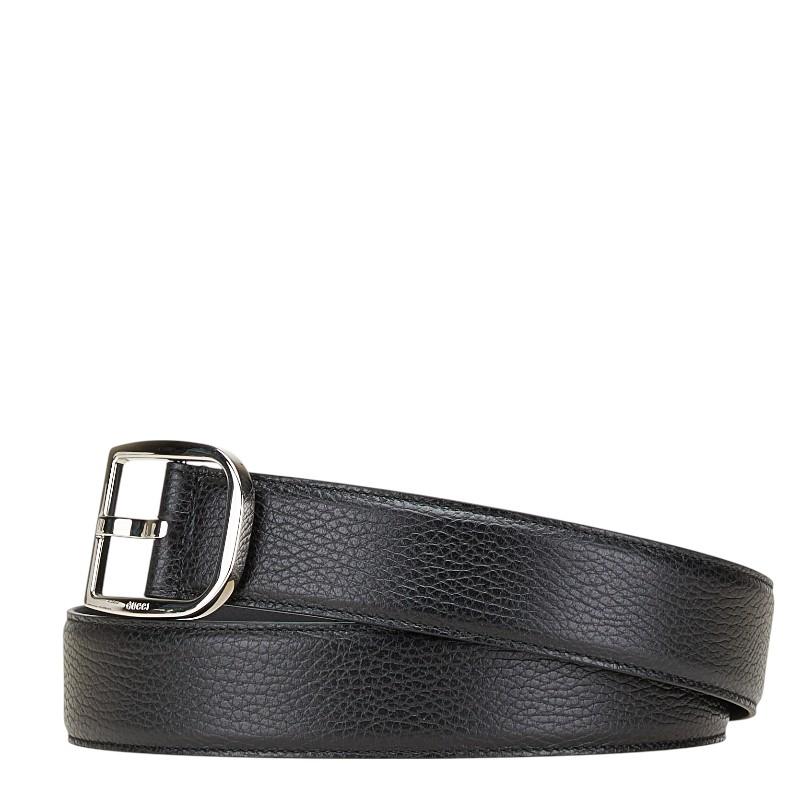 GUCCI（グッチ） ベルト サイズ：85/34 449716 ブラック レザー メンズ