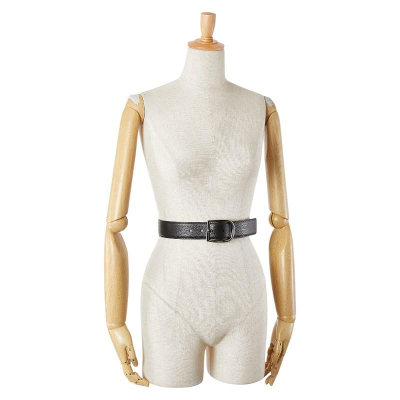 GUCCI（グッチ） ベルト サイズ：85/34 449716 ブラック レザー メンズ