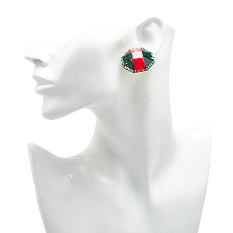 GUCCI（グッチ） インターロッキングG シェリーライン ラインストーン 