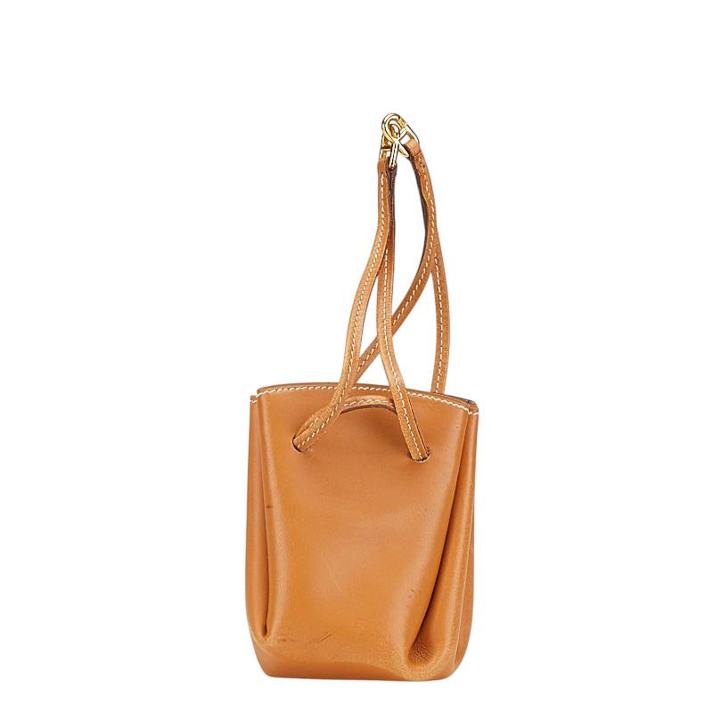 HERMES（エルメス） ヴェスパポーチ ポーチ 小物入れ ブラウン レザー