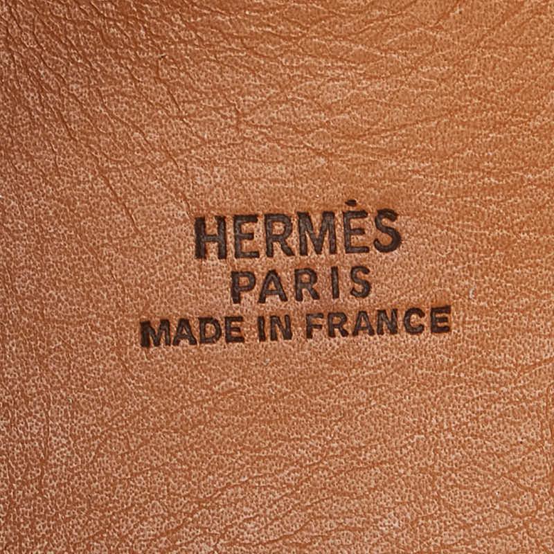 HERMES（エルメス） ヴェスパポーチ ポーチ 小物入れ ブラウン レザー