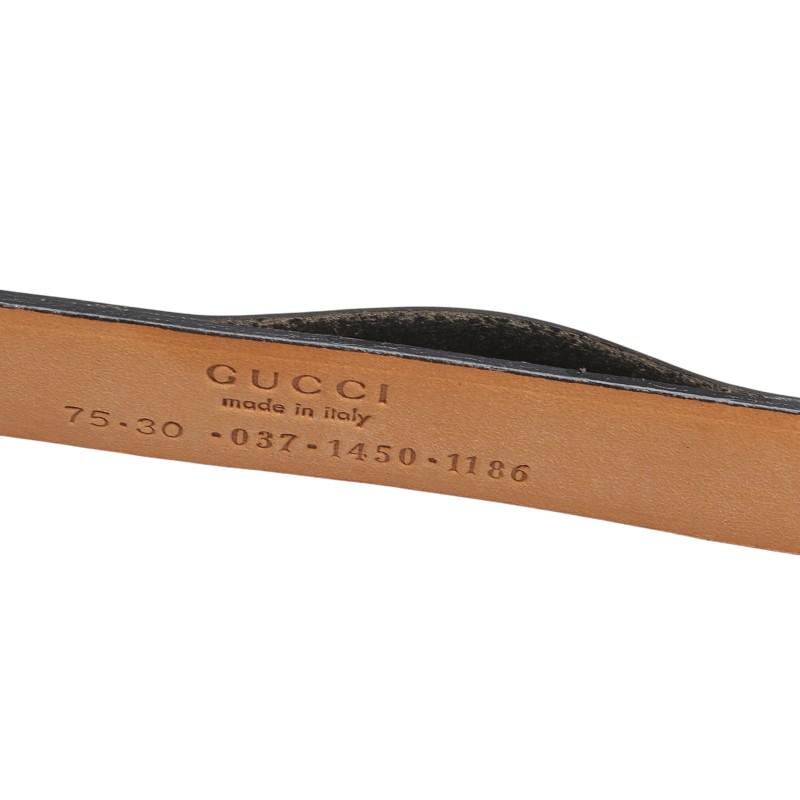 GUCCI（グッチ） ベルト サイズ：75/30 037 1450 1186 ブラウン レザー