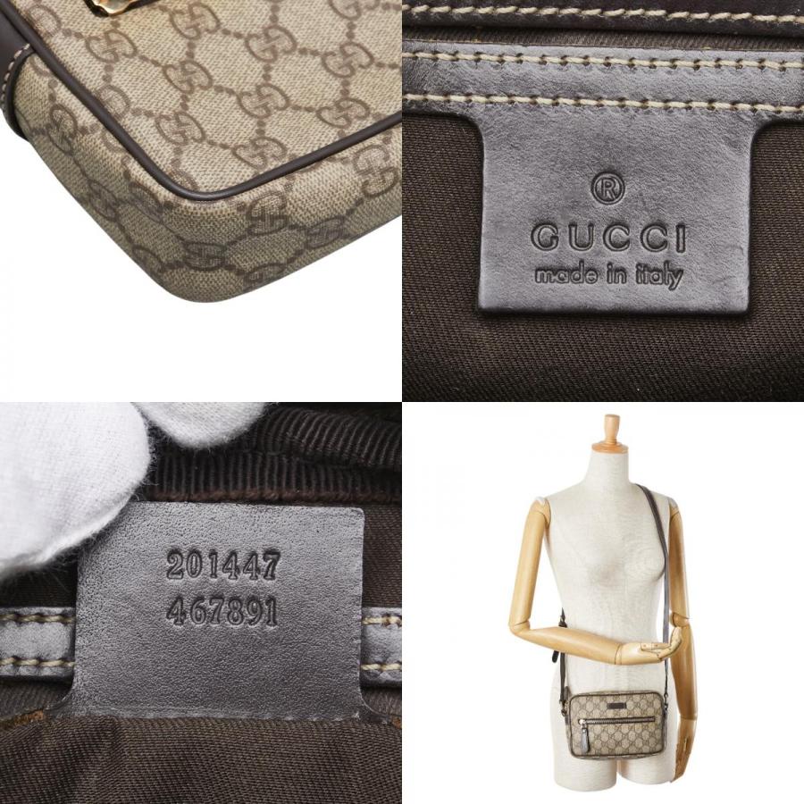 GUCCI（グッチ） GGスプリーム 斜め掛け ショルダーバッグ 201447