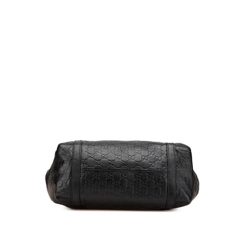 GUCCI（グッチ） グッチシマ トートバッグ 233607 ブラック レザー