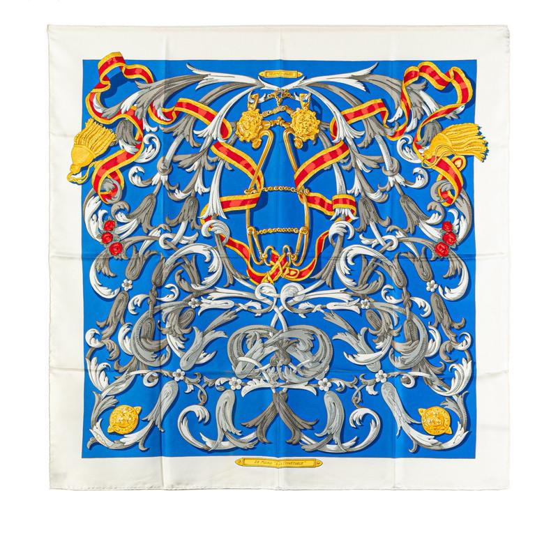 HERMES エルメス カレ90 LE MORS A LA CONETABLE 轡の気品