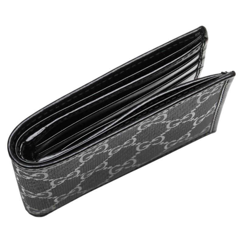 GUCCI（グッチ） GGインプリメ 札入れ 224123 ブラック PVC レディース